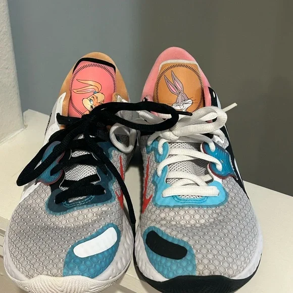 Nike x Space Jam Renew Elevate II CW3406-505 Basketball Shoes Sneakers Size 8.5 - Picture 6 of 10